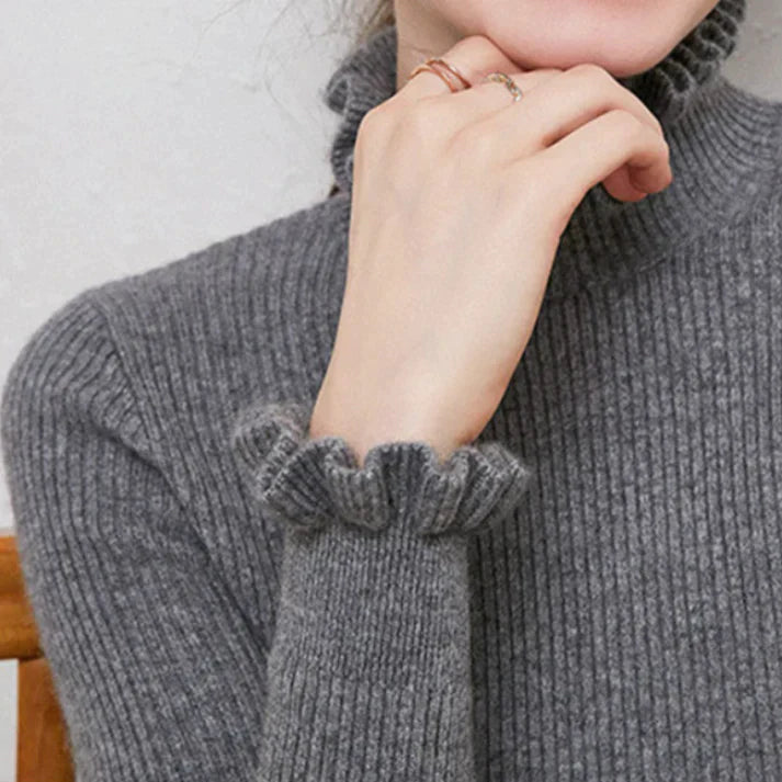 Celia - Luxury cashmere turtleneck for Unparalleled Comfort