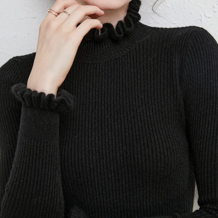 Celia - Luxury cashmere turtleneck for Unparalleled Comfort