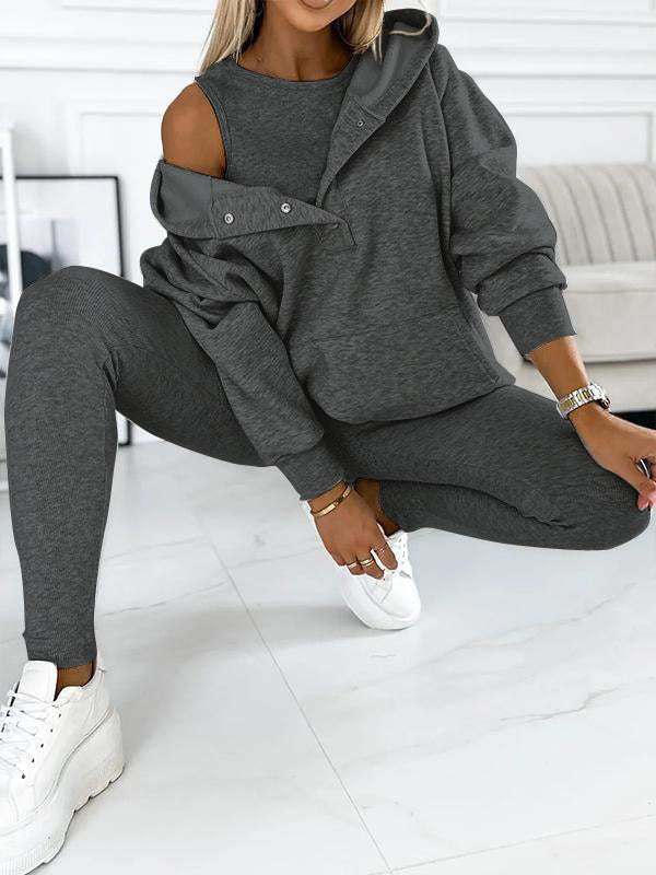 Ava™ - Hoodie Vest Set