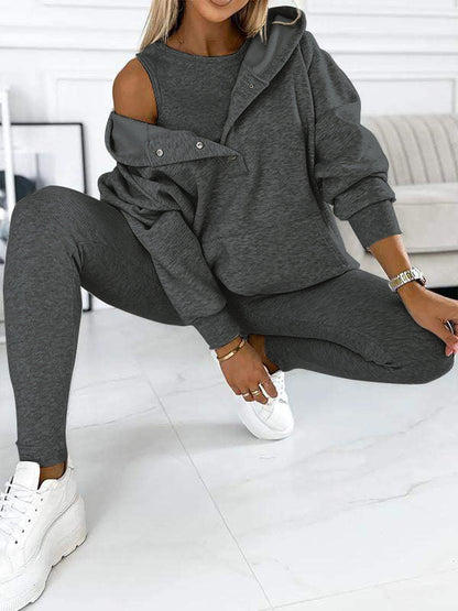 Ava™ - Hoodie Vest Set