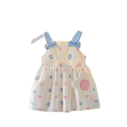 New Born Little Girls Cotton Princess Dresses