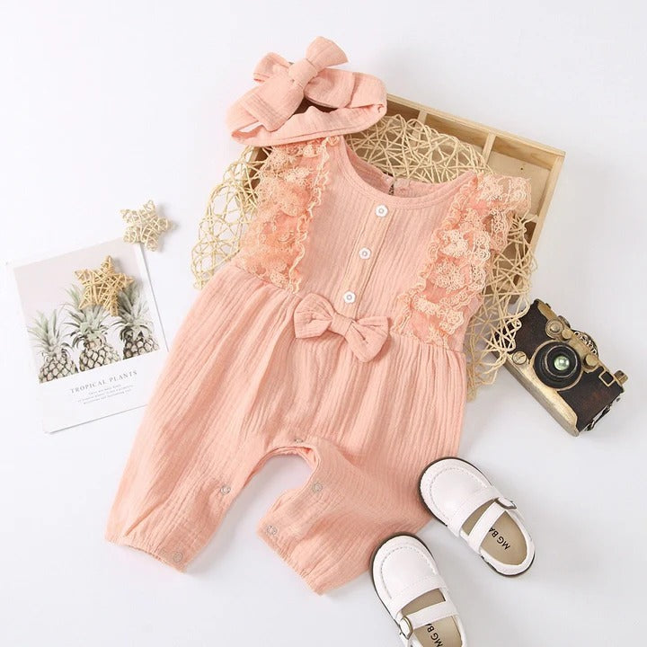 Newborn Infant Baby Girls Romper Clothes