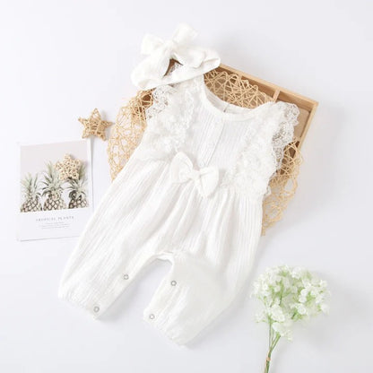 Newborn Infant Baby Girls Romper Clothes