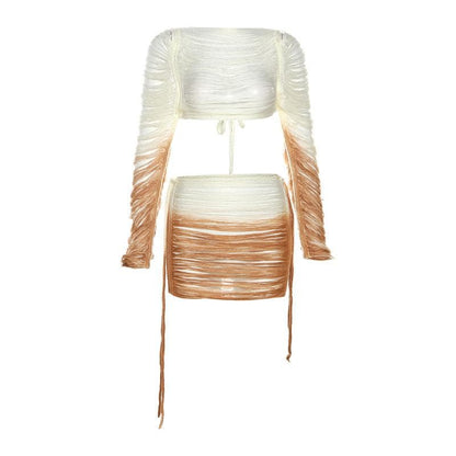 Annabelle™ - Self Tie Mini Skirt Set