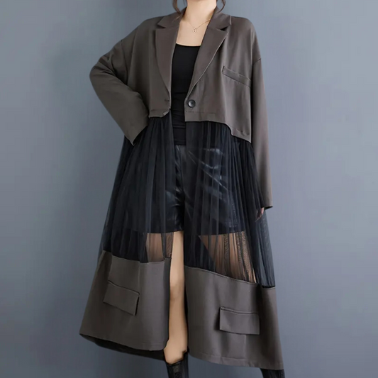 LINZEIGH - Elegant Trench Coat for Ladies
