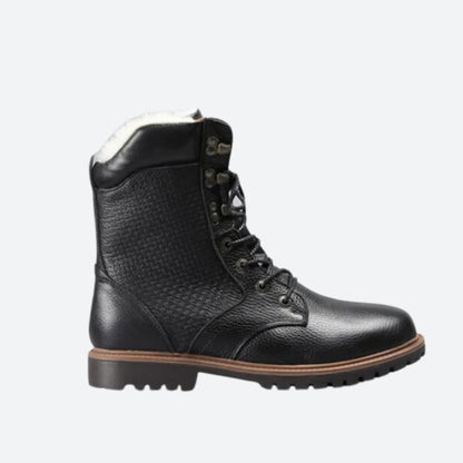 Elegant leather winter boots for men - Yasin