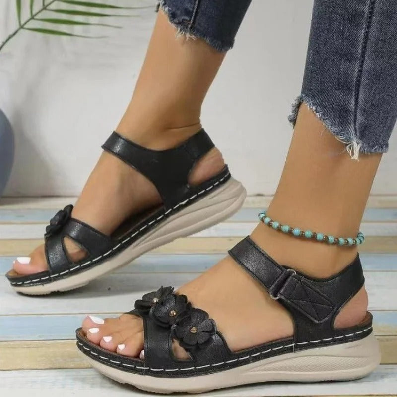 Josephine - Floral Women's Sandals for an Enchanting Look
