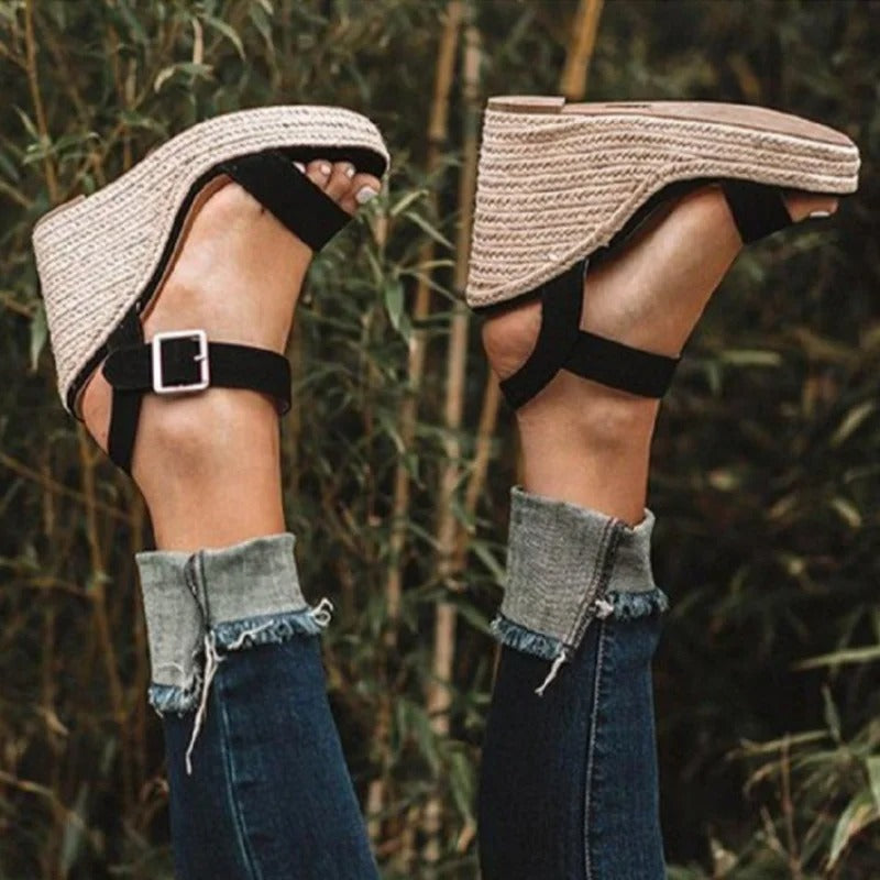 Stylish Danielle Open-Toe Sandals with Ankle Strap