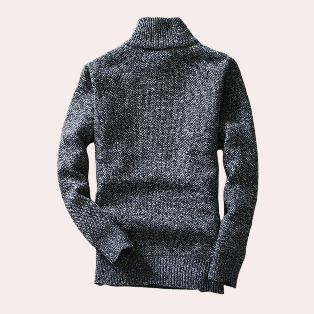 BRICE - Stylish and Comfortable Neck Zip Sweater for the Modern Man