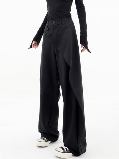Emma - trendy asymmetric baggy-hose for a casual look