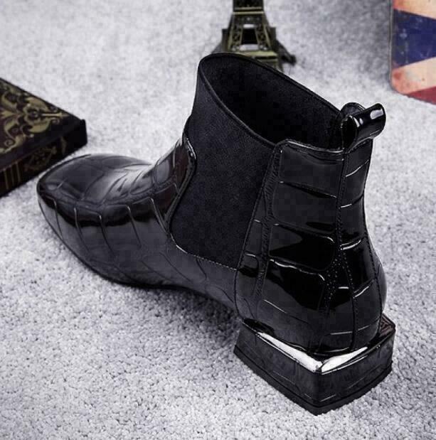 Esther - Luxury Leather High Boots for a Sophisticated Look