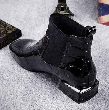 Esther - Luxury Leather High Boots for a Sophisticated Look