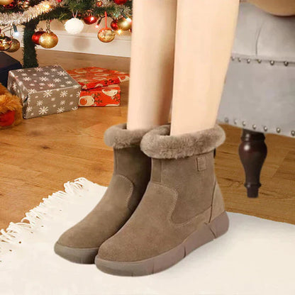 Stylish warm winter boots with luxury fur for women by Norma