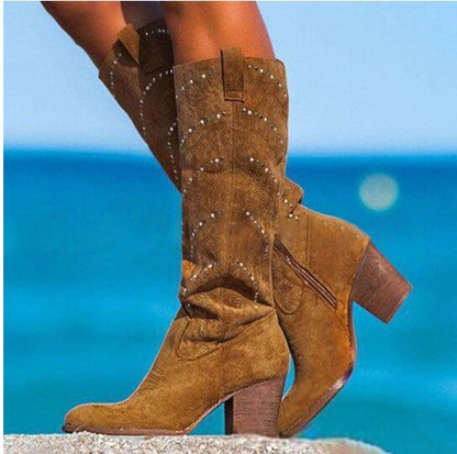 Alexandria - Chic and Elegant Knee-high Boots for a Stylish Look