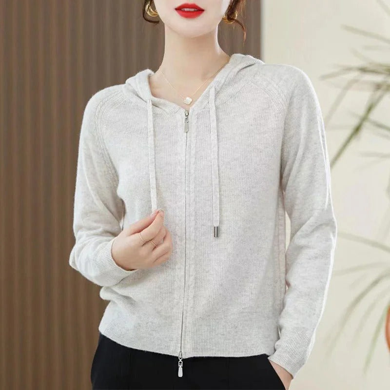 Stylish Cashmere Hoodie Sweater by Alice - Perfect for any occasion!