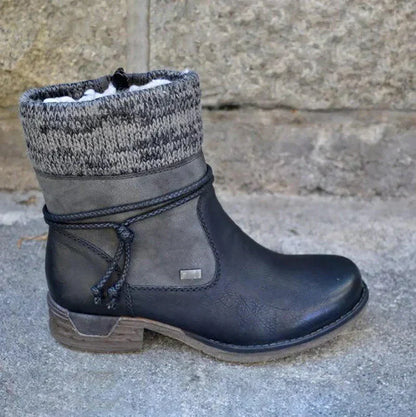 Lyra - Trendy leather ankle boots for autumn