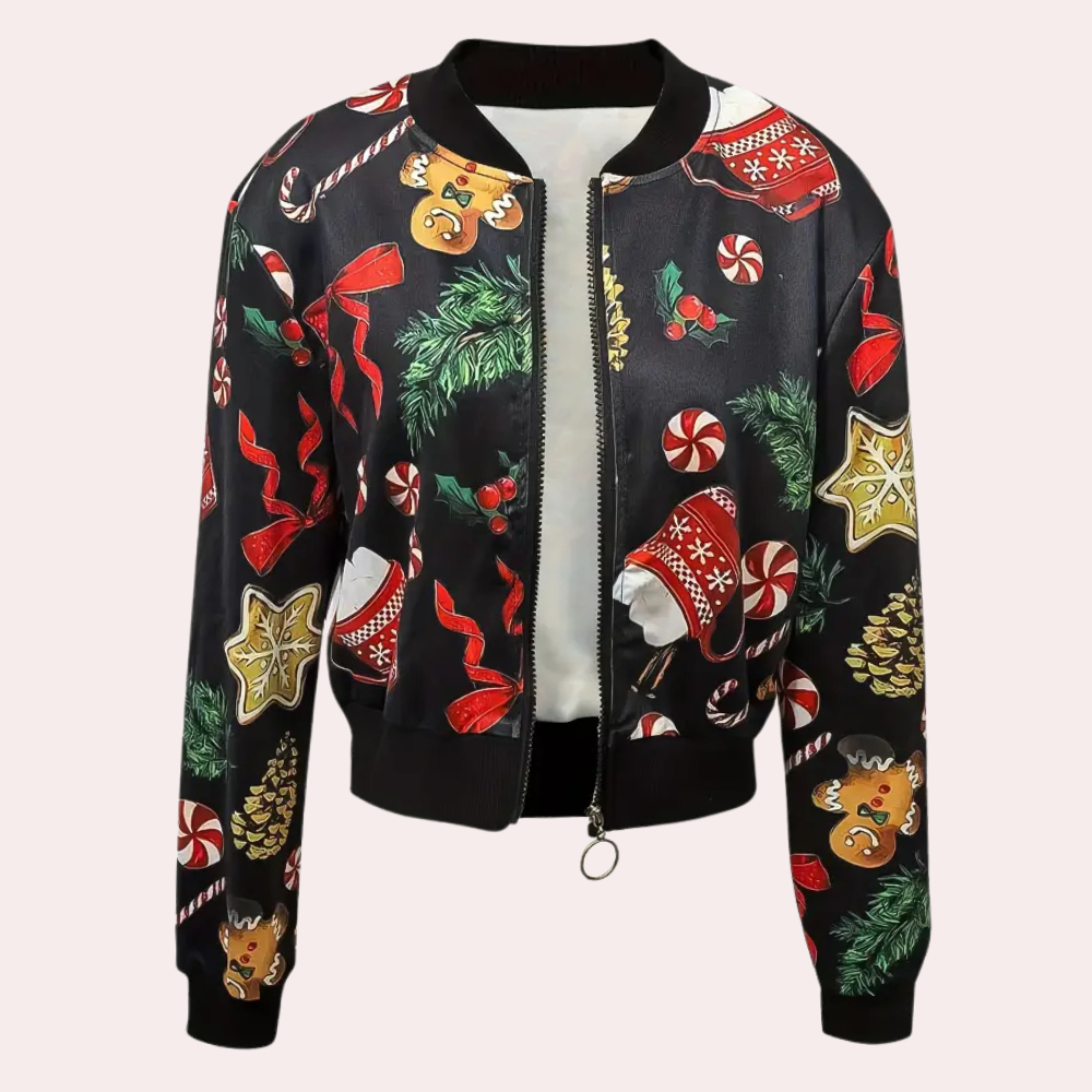 JORJA - Stylish Women's Christmas Coat for a Festive Look